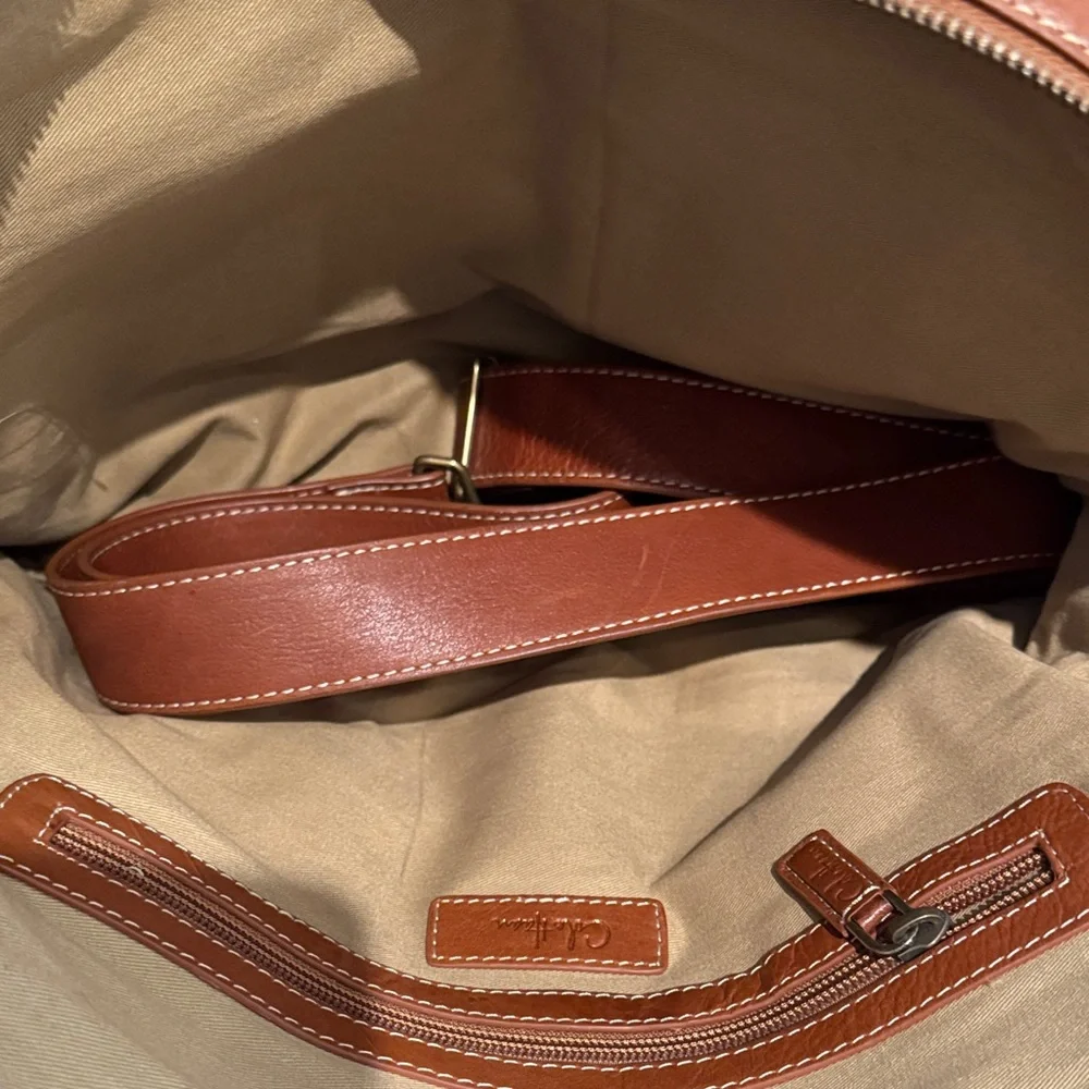 Cole Haan Brown Leather Men's Briefcase